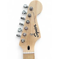 Used Squier Standard Stratocaster Black and White Solid Body Electric Guitar