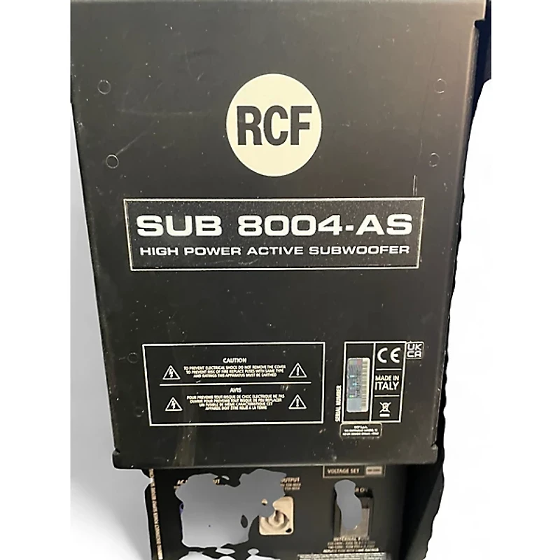 Used RCF 8004 Powered Subwoofer
