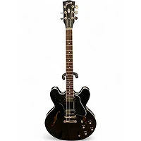 Used Gibson ES335 Dot Reissue Black Hollow Body Electric Guitar