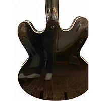 Used Gibson ES335 Dot Reissue Black Hollow Body Electric Guitar