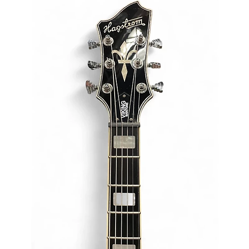 Used 2013 Hagstrom Viking Deluxe Baritone Tobacco Sunburst Solid Body Electric Guitar