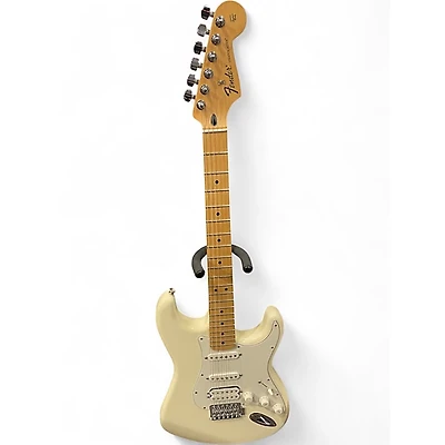 Used Fender Standard Stratocaster HSS Olympic White Solid Body Electric Guitar