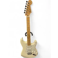 Used Fender Standard Stratocaster HSS Olympic White Solid Body Electric Guitar