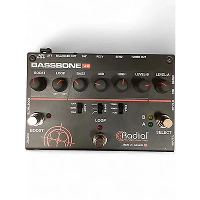 Used Radial Engineering Bassbone Bass Pre DI Bass Effect Pedal