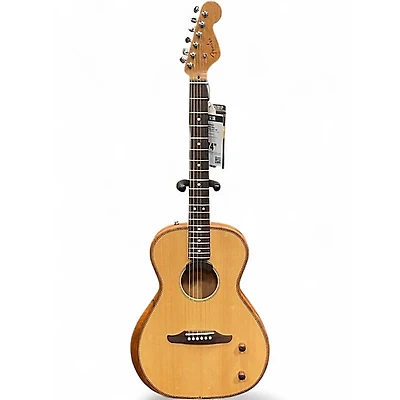 Used Fender HIGHWAY DREADNOUGHT Natural Acoustic Electric Guitar