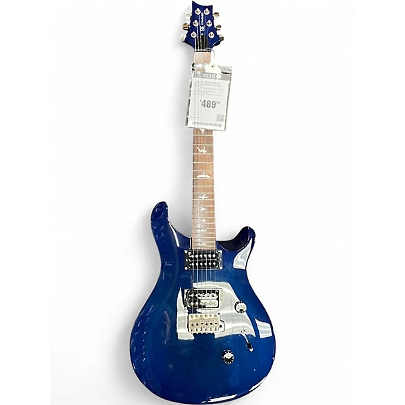 Used PRS SE Standard 24 Blue Solid Body Electric Guitar
