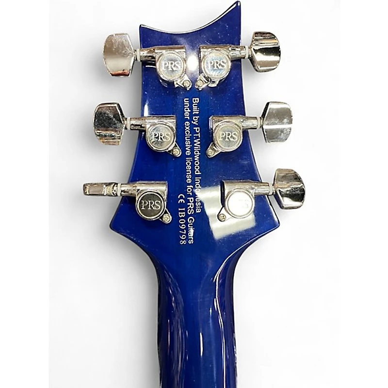 Used PRS SE Standard 24 Blue Solid Body Electric Guitar