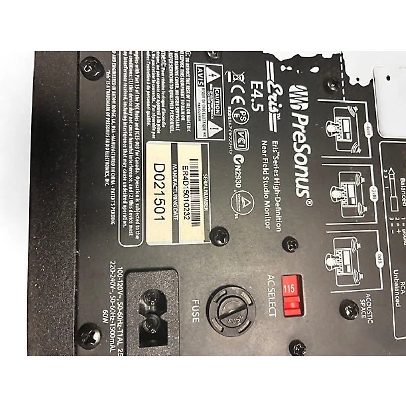 Used PreSonus ERIS E4.5 Powered Monitor