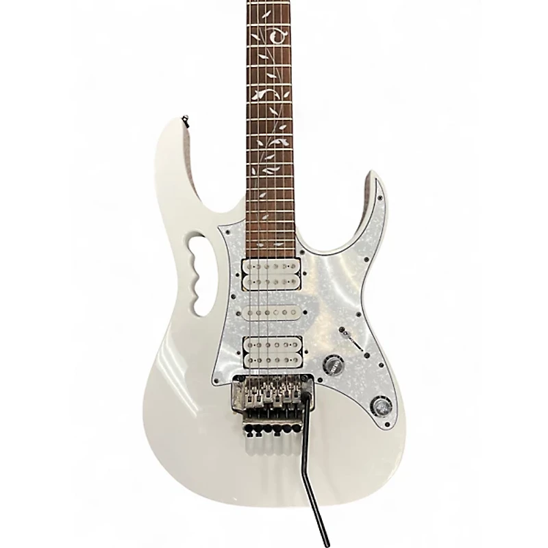 Used Ibanez JEM JR Alpine White Solid Body Electric Guitar