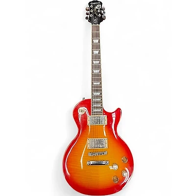 Used Epiphone Les Paul Standard Pro Cherry Sunburst Solid Body Electric Guitar