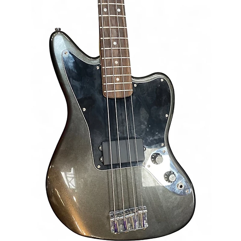 Used Squier Affinity Jaguar Bass H Gray Electric Bass Guitar