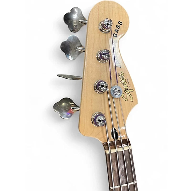 Used Squier Affinity Jaguar Bass H Gray Electric Bass Guitar