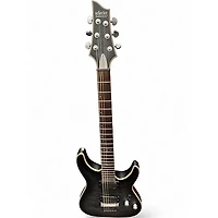 Used Schecter Guitar Research C-1 PLATINUM Trans Black Solid Body Electric Guitar
