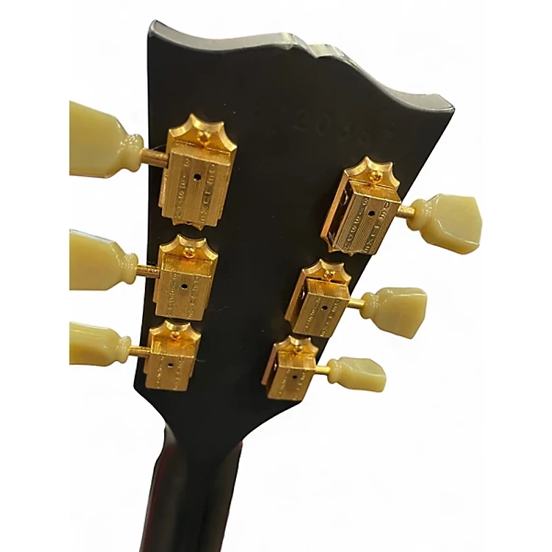 Used Gibson Les Paul Studio Black and Gold Solid Body Electric Guitar
