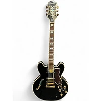 Used Epiphone Sheraton II PRO BLACK Hollow Body Electric Guitar