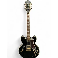 Used Epiphone Sheraton II PRO BLACK Hollow Body Electric Guitar