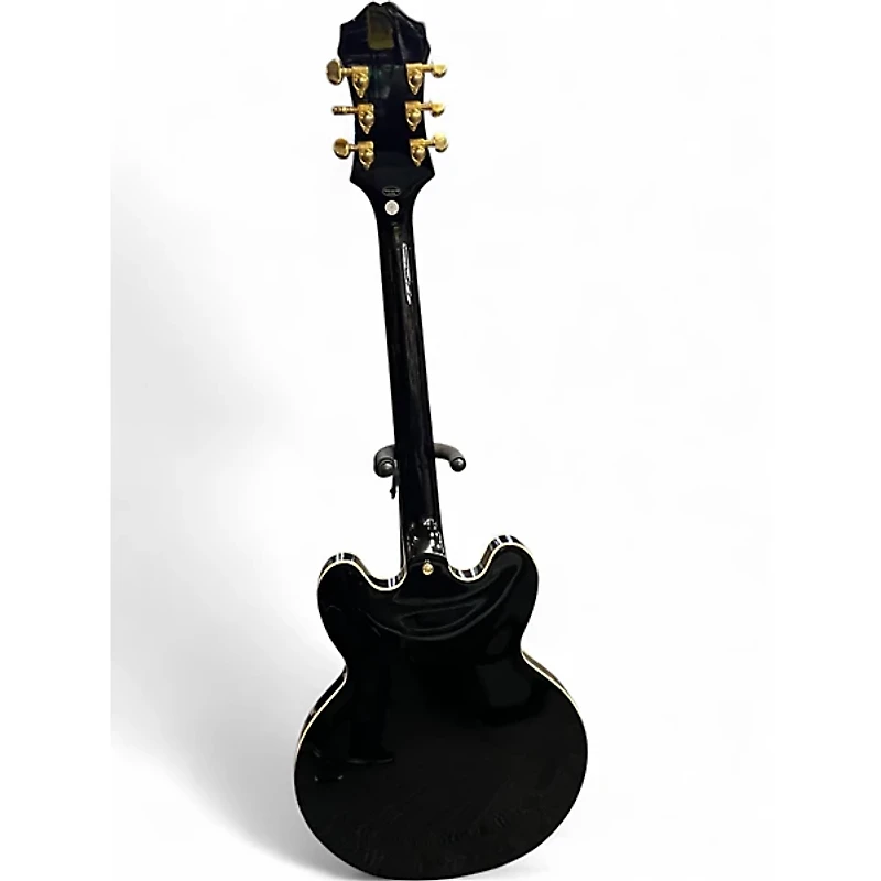 Used Epiphone Sheraton II PRO BLACK Hollow Body Electric Guitar