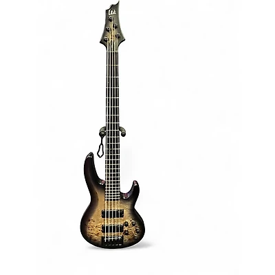 Used ESP LTD B5 Charcoal Burst Electric Bass Guitar