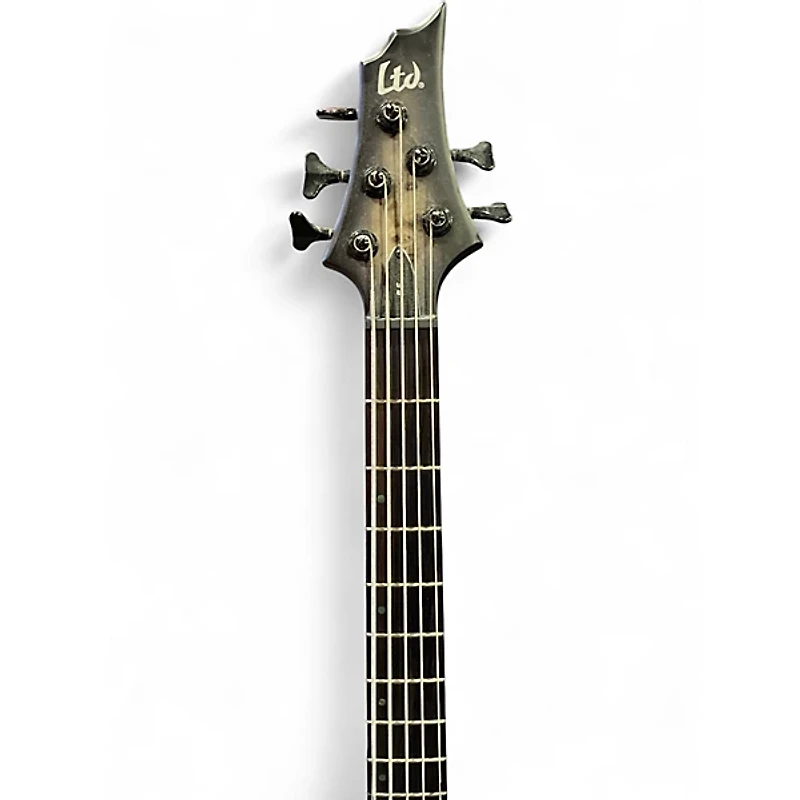 Used ESP LTD B5 Charcoal Burst Electric Bass Guitar