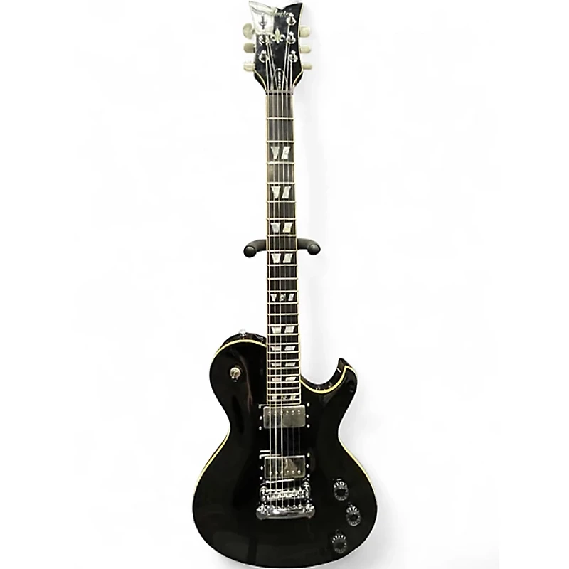 Used Schecter Guitar Research SOLO 6 LIMITED Black Solid Body Electric Guitar