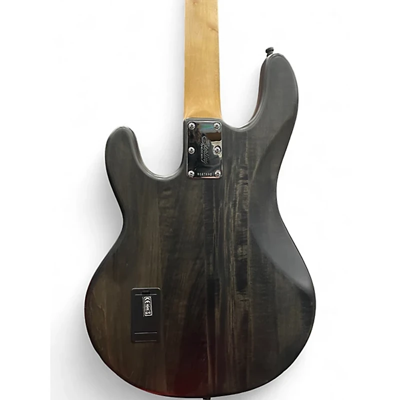 Used Sterling by Music Man Sub 4 Trans Black Electric Bass Guitar