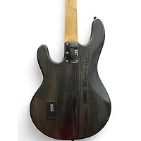 Used Sterling by Music Man Sub 4 Trans Black Electric Bass Guitar