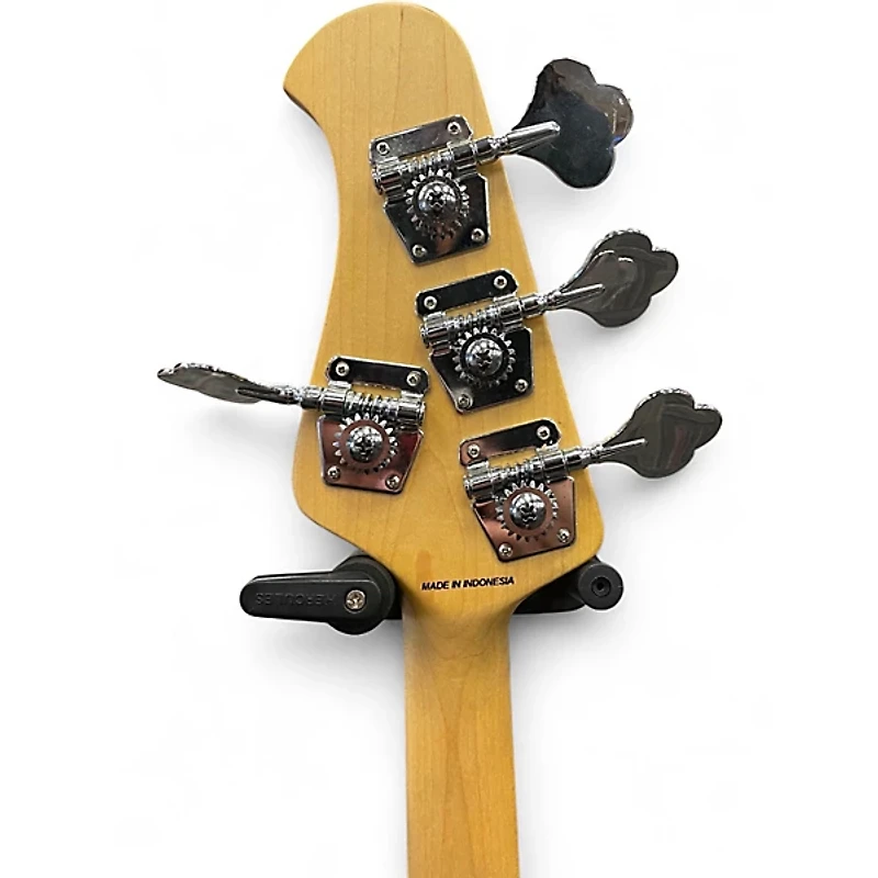 Used Sterling by Music Man Sub 4 Trans Black Electric Bass Guitar