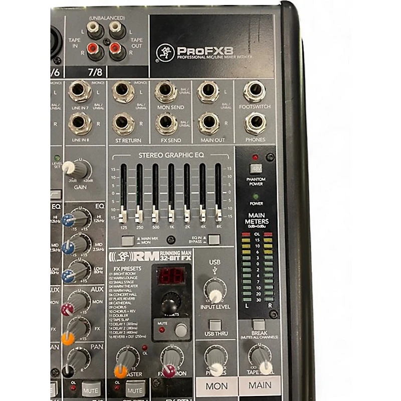 Used Mackie PROFX8 Unpowered Mixer