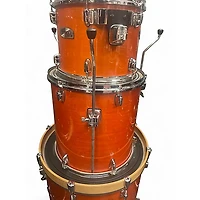 Used Mapex 6 Piece Meridian Birch Orange Birch Drum Kit