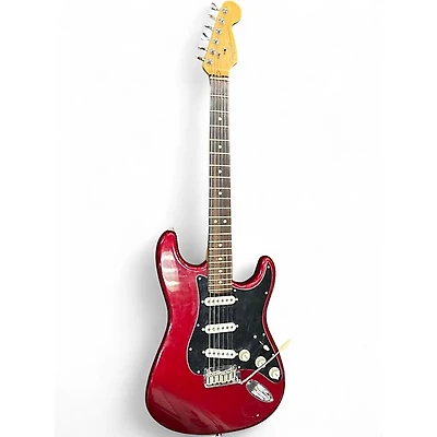 Used 1997 Fender American Standard Stratocaster Candy Apple Red Solid Body Electric Guitar