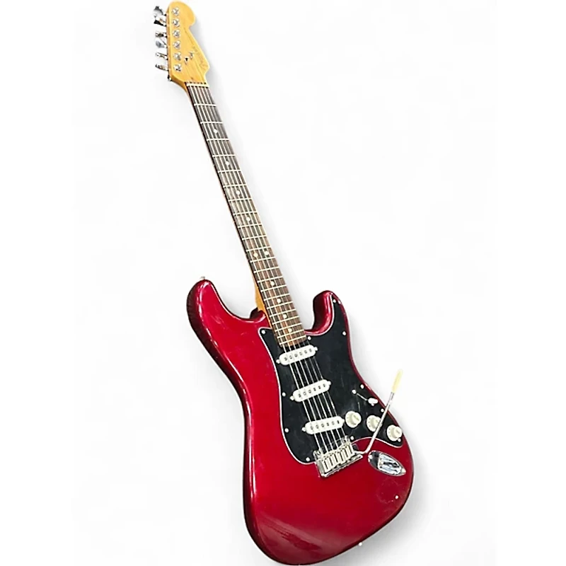 Used 1997 Fender American Standard Stratocaster Candy Apple Red Solid Body Electric Guitar