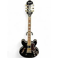 Used Epiphone Sheraton II Black Hollow Body Electric Guitar