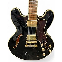Used Epiphone Sheraton II Black Hollow Body Electric Guitar