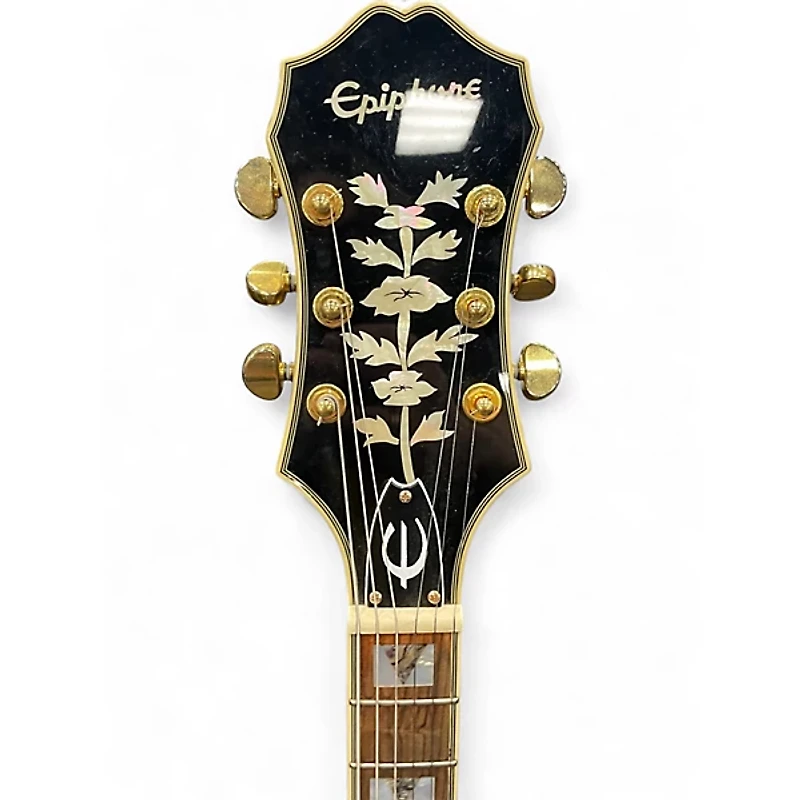 Used Epiphone Sheraton II Black Hollow Body Electric Guitar