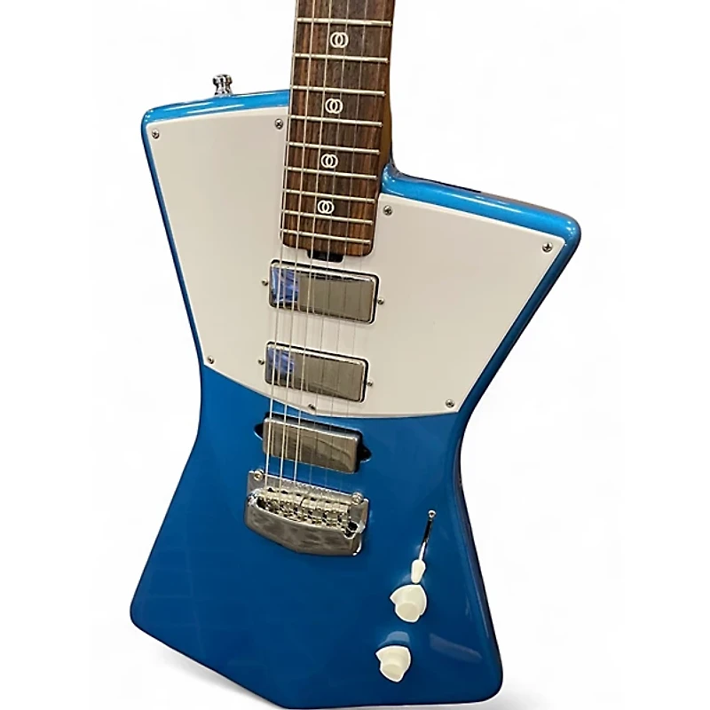 Used Ernie Ball Music Man St. Vincent Signature Blue Solid Body Electric Guitar