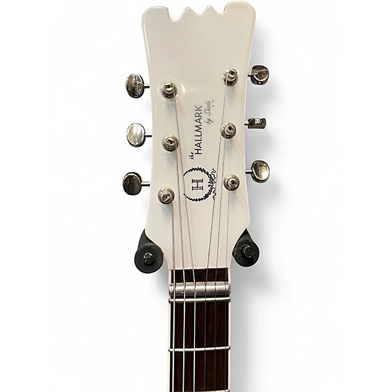 Used Hallmark 65 CUSTOM White Solid Body Electric Guitar