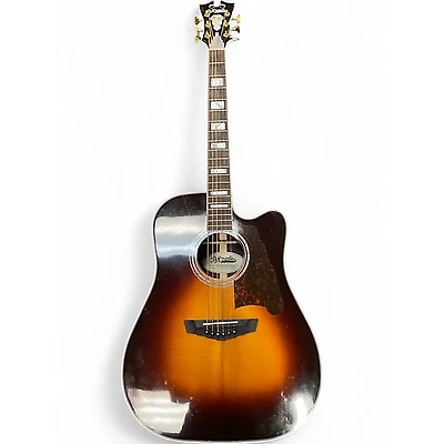 Used D'Angelico EXD500 VSB Tobacco Burst Acoustic Electric Guitar