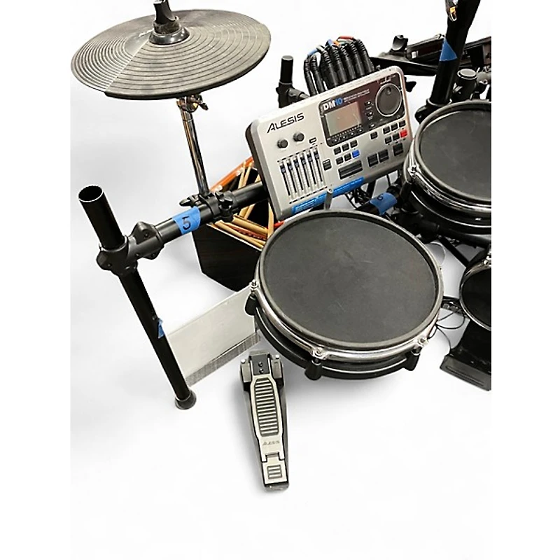 Used Alesis DM10X 6-Piece Kit Electric Drum Set