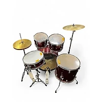 Used PDP by DW 5 Piece Encore Ruby Red Drum Kit