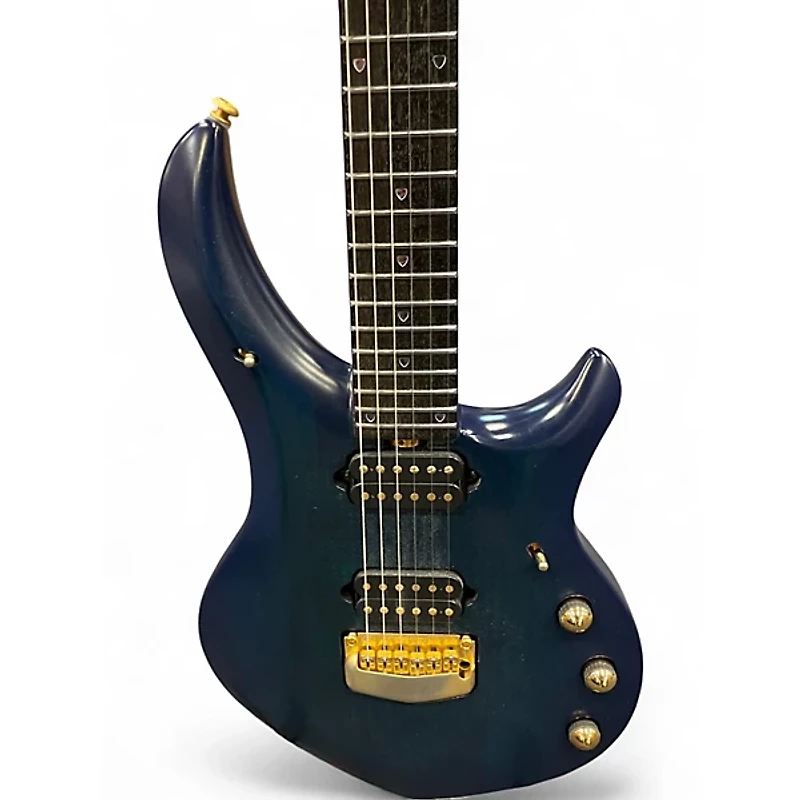 Used Ernie Ball Music Man Majesty Blue Solid Body Electric Guitar