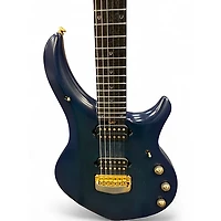Used Ernie Ball Music Man Majesty Blue Solid Body Electric Guitar