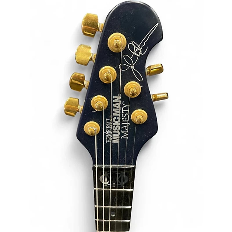 Used Ernie Ball Music Man Majesty Blue Solid Body Electric Guitar