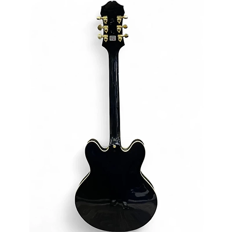 Used Epiphone Sheraton II Black Hollow Body Electric Guitar