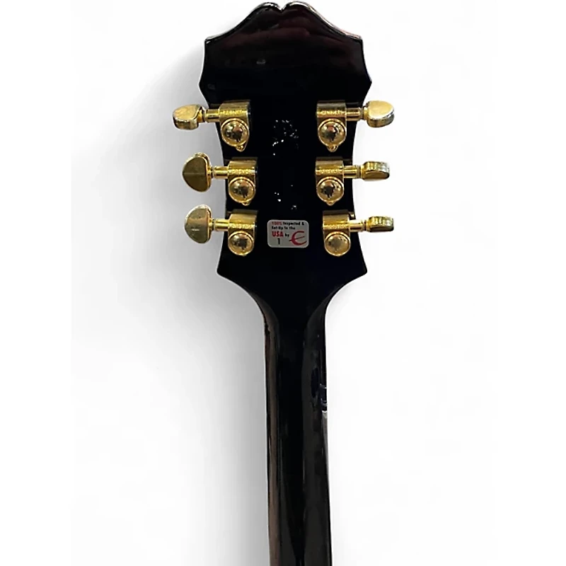 Used Epiphone Sheraton II Black Hollow Body Electric Guitar