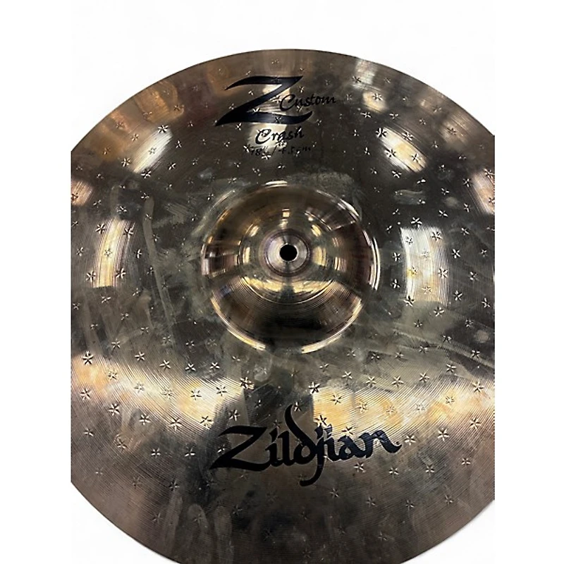 Used Zildjian 18in z custom crash Cymbal