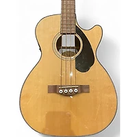 Used Fender cb-60sce Natural Acoustic Bass Guitar