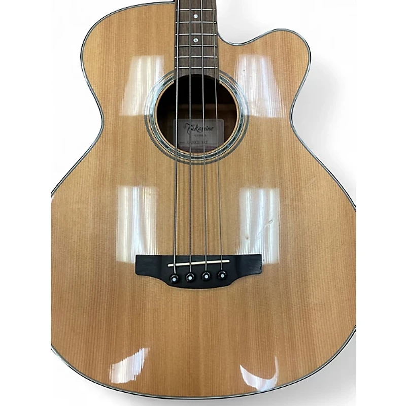 Used Takamine GB30CE Natural Acoustic Bass Guitar
