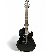 Used Ovation GC057 CELEBRITY Black Acoustic Electric Guitar
