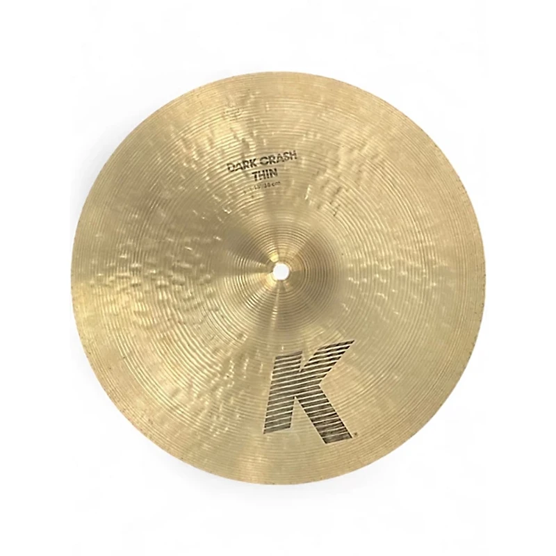 Used Zildjian 15in K Thin Dark Crash Cymbal