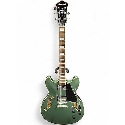 Used Ibanez AS73 Artcore Inverness Green Hollow Body Electric Guitar